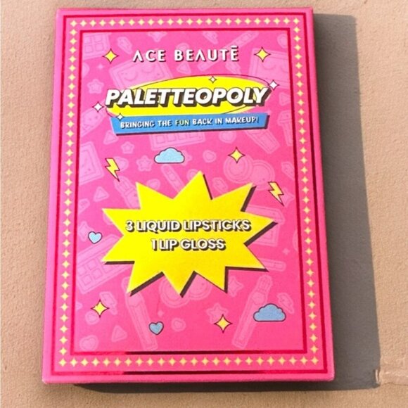 🆕 NWT Ace Beaute PALETTEOPOLY LIP SET OF 4 - Picture 2 of 5